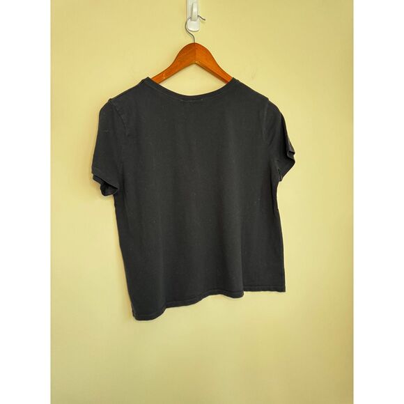 Zara & J Crew Black and Gray Set of 2 Women's T Shirts Size Small/Medium - Picture 3 of 5